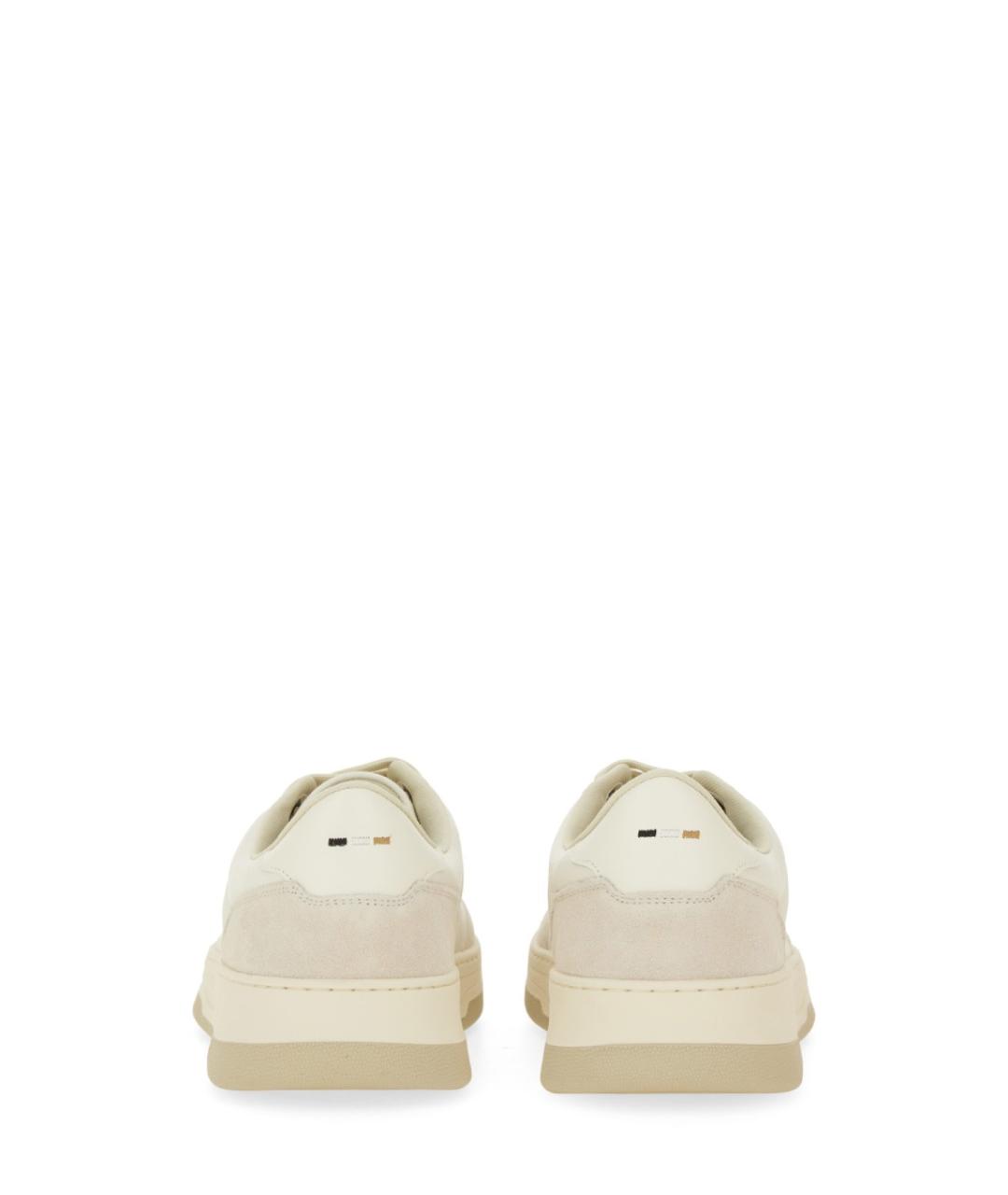 HUGO BOSS Белые синтетические низкие кроссовки / кеды, фото 3