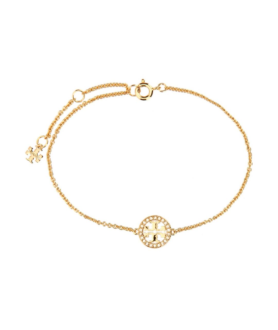 TORY BURCH Золотой металлический браслет, фото 2