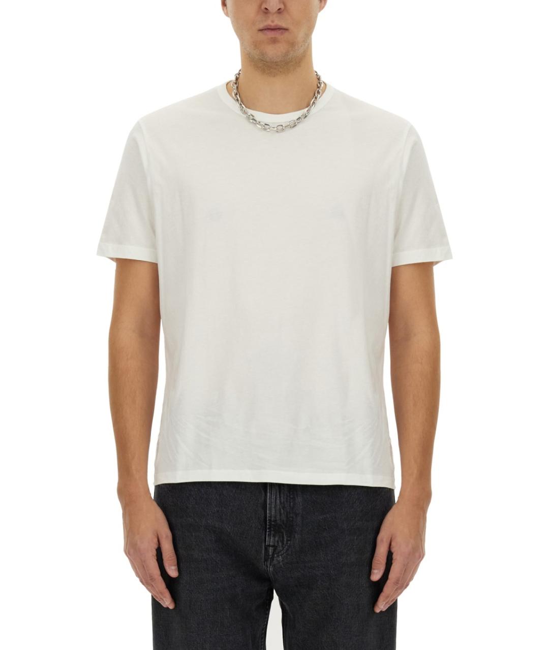 OUR LEGACY Белая хлопковая футболка, фото 5