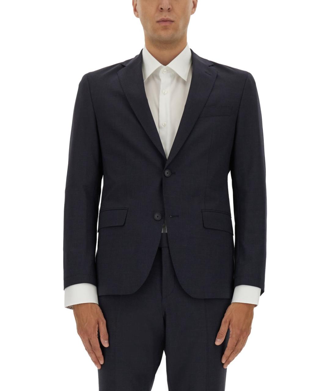 HUGO BOSS Синий классический костюм, фото 2