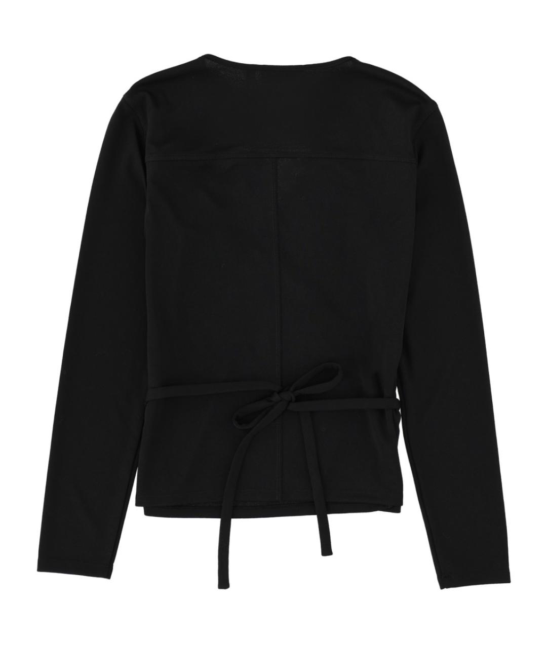 THEORY Черный полиэстеровый кардиган, фото 2