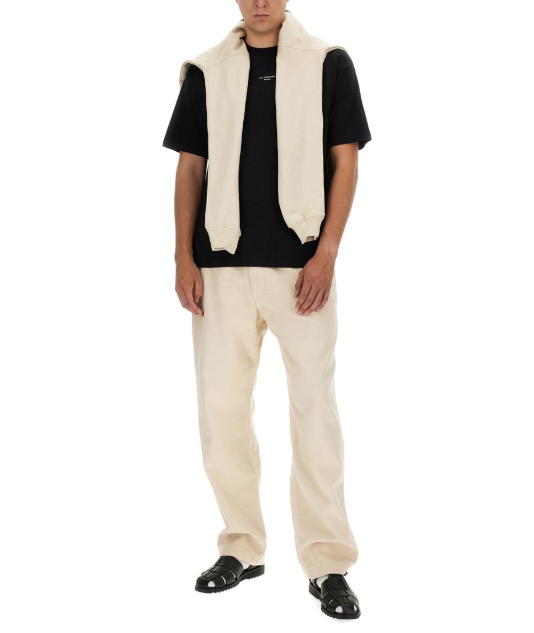 Drole de Monsieur Черная хлопковая футболка, фото 2