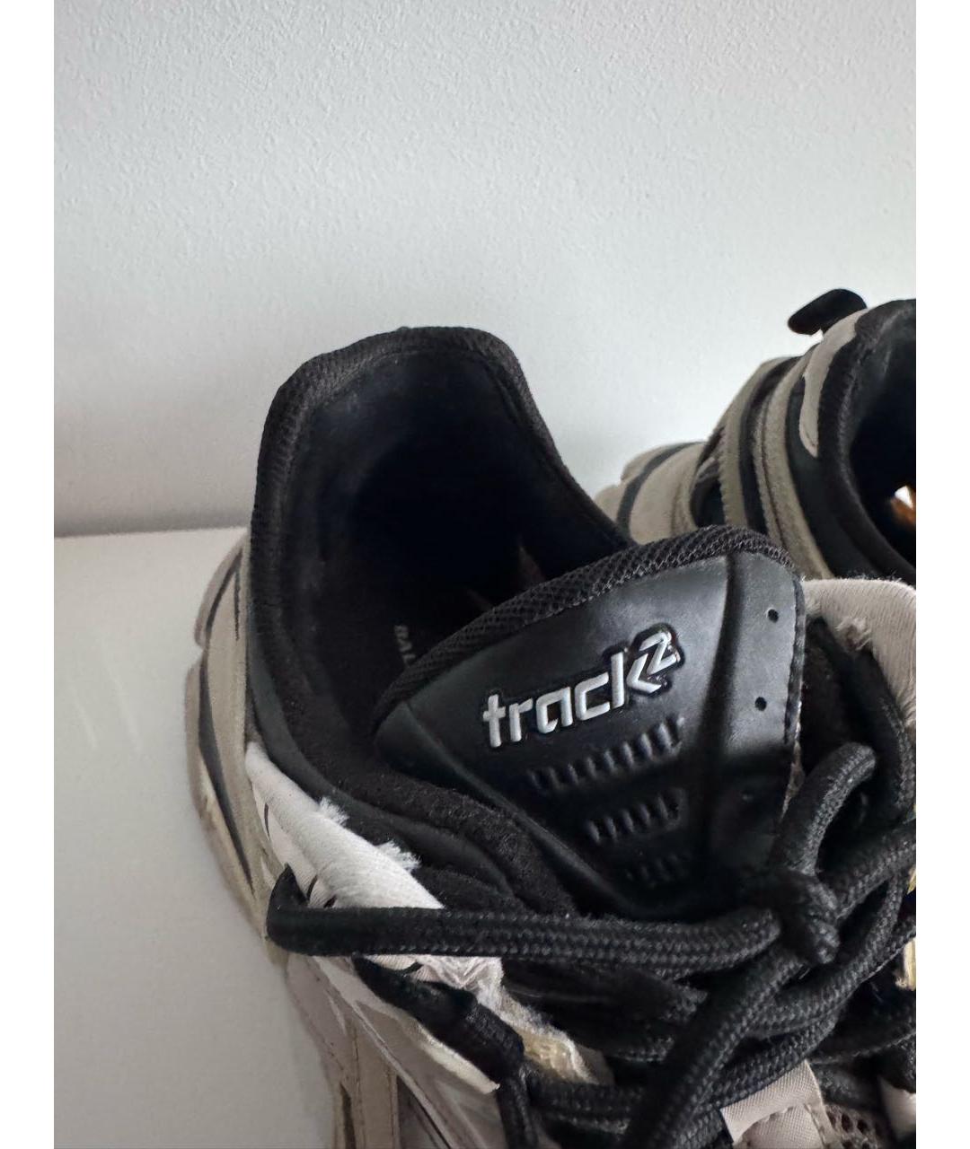 BALENCIAGA Бежевые текстильные кроссовки, фото 5