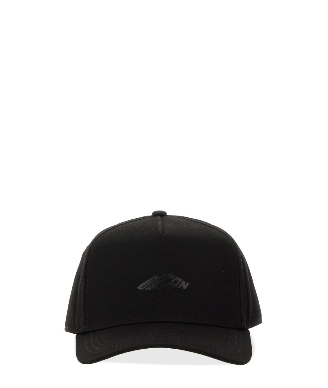 DSQUARED2 Черная хлопковая кепка/бейсболка, фото 1