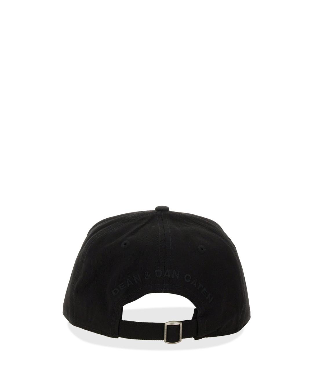 DSQUARED2 Черная хлопковая кепка/бейсболка, фото 2