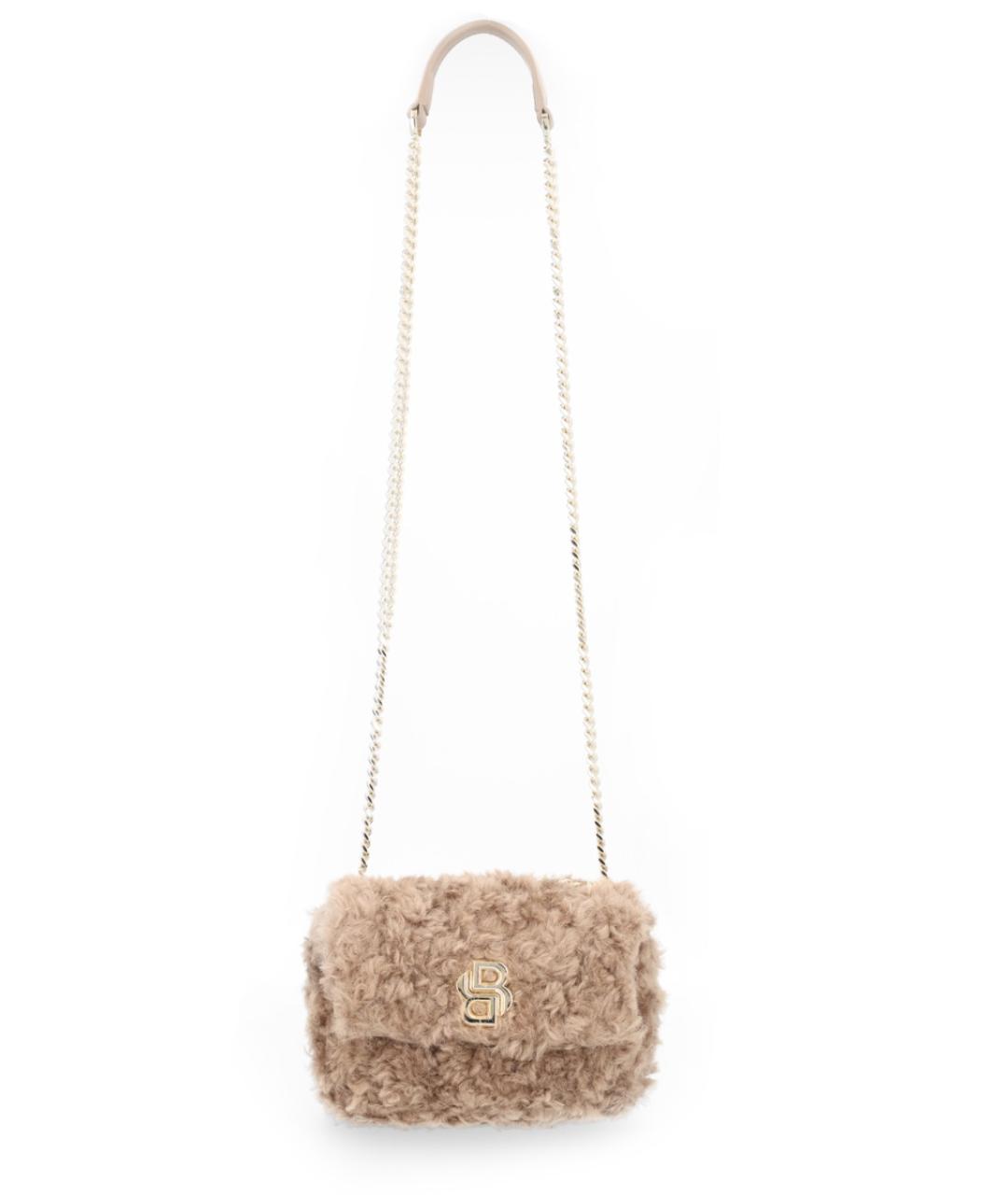 HUGO BOSS Коричневая синтетическая сумка через плечо, фото 1