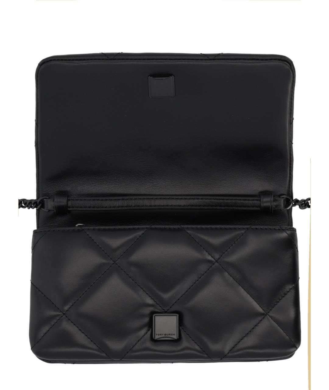 TORY BURCH Черный кожаный кошелек, фото 4