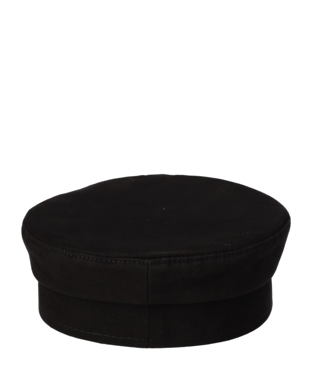 RUSLAN BAGINSKIY Черная хлопковая кепка, фото 2