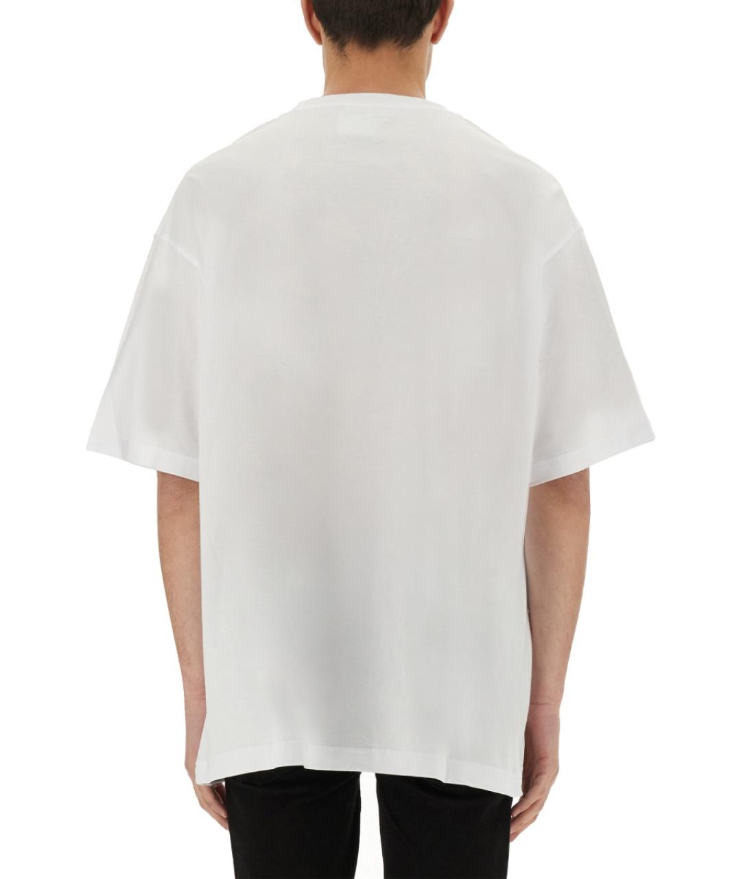 VERSACE JEANS COUTURE Белая хлопковая футболка, фото 3