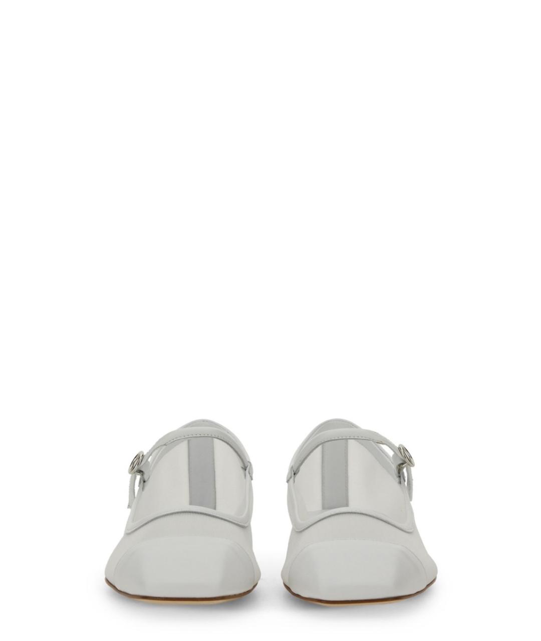 AEYDE Белые кожаные балетки, фото 4