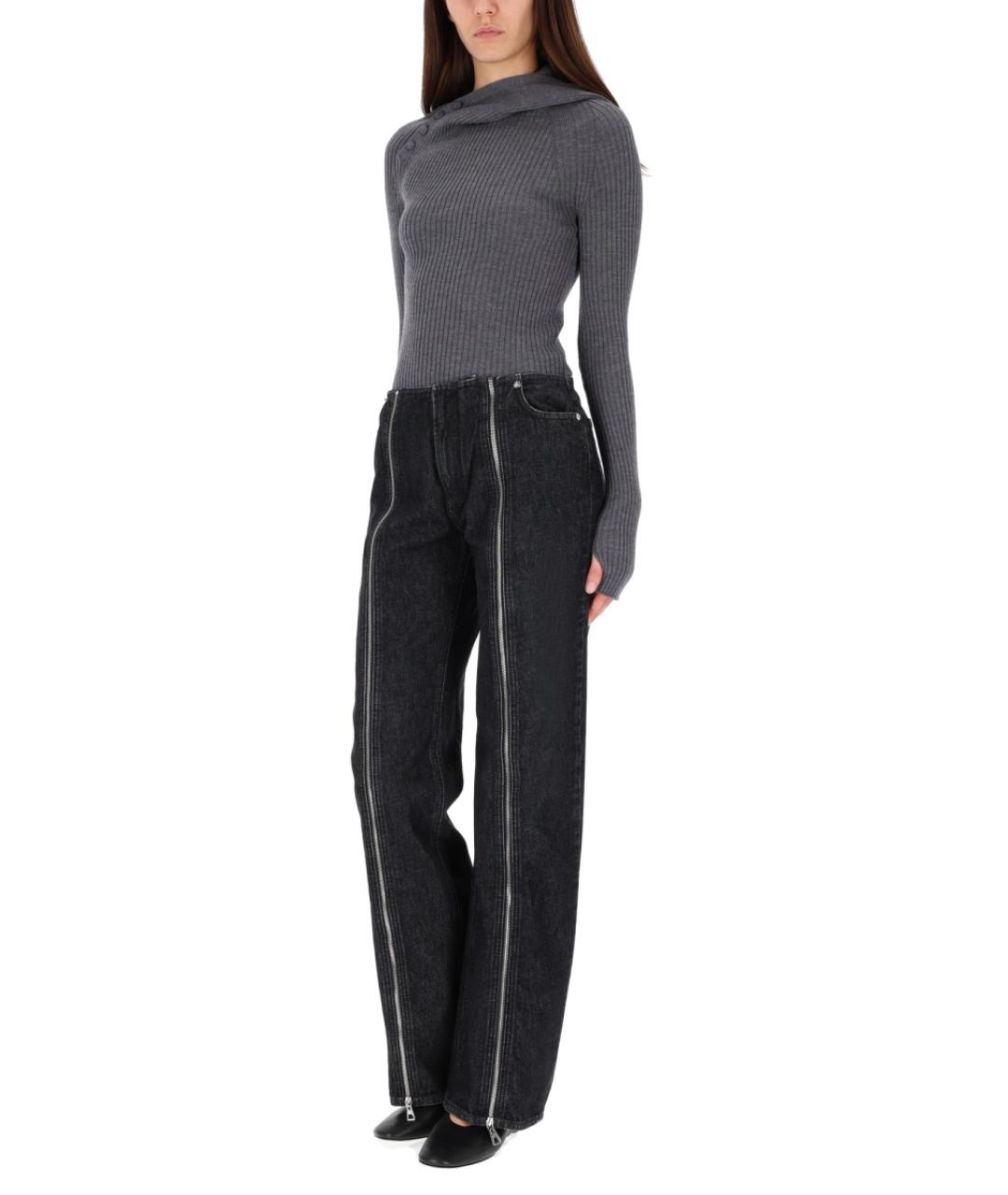 JEAN PAUL GAULTIER Серая шерстяная водолазка, фото 2