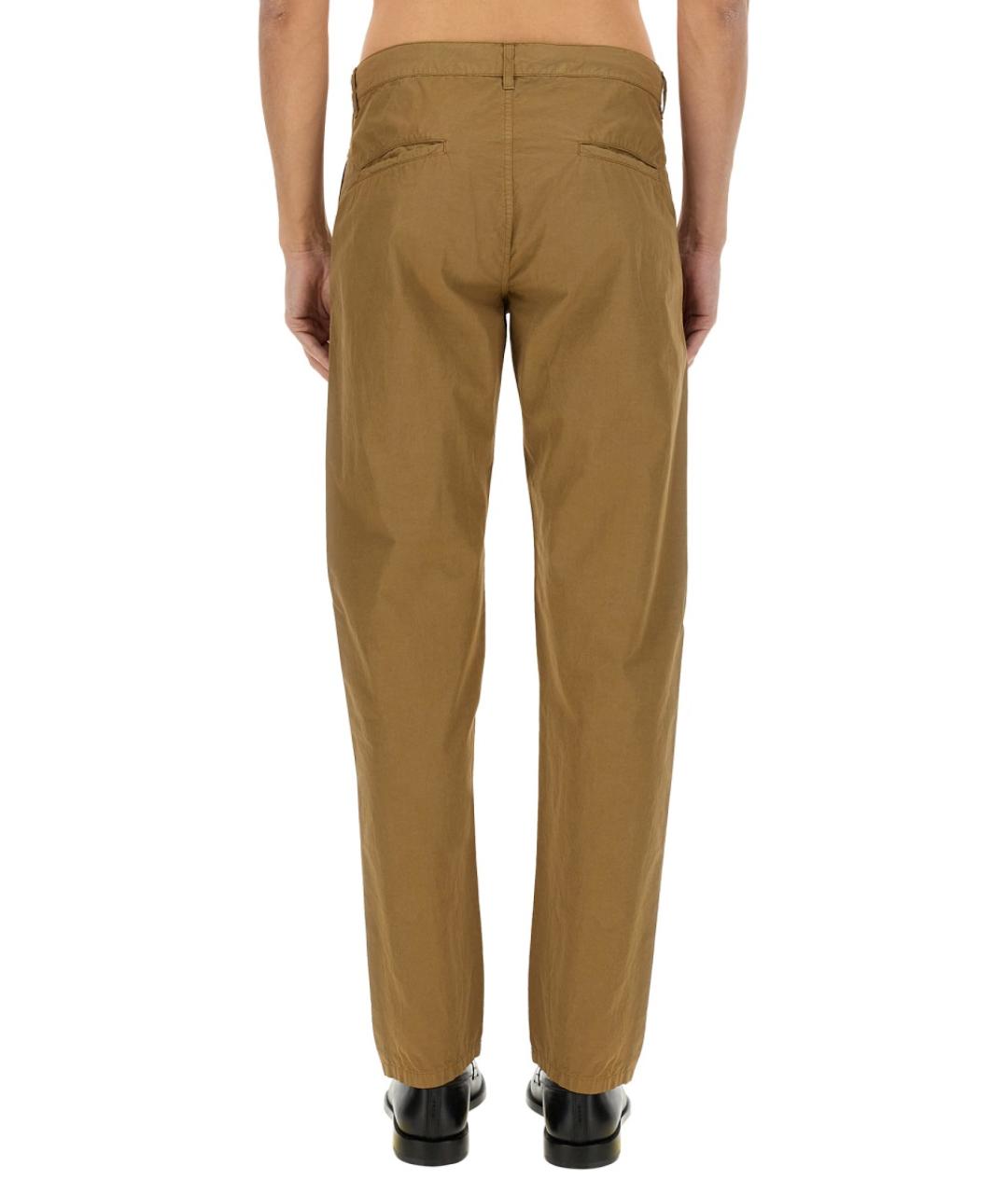 ASPESI Бежевые хлопковые повседневные брюки, фото 3