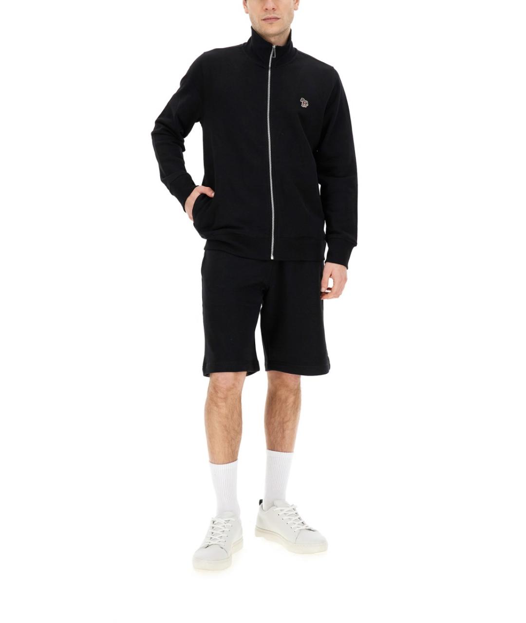 PS BY PAUL SMITH Черные хлопковые шорты, фото 2