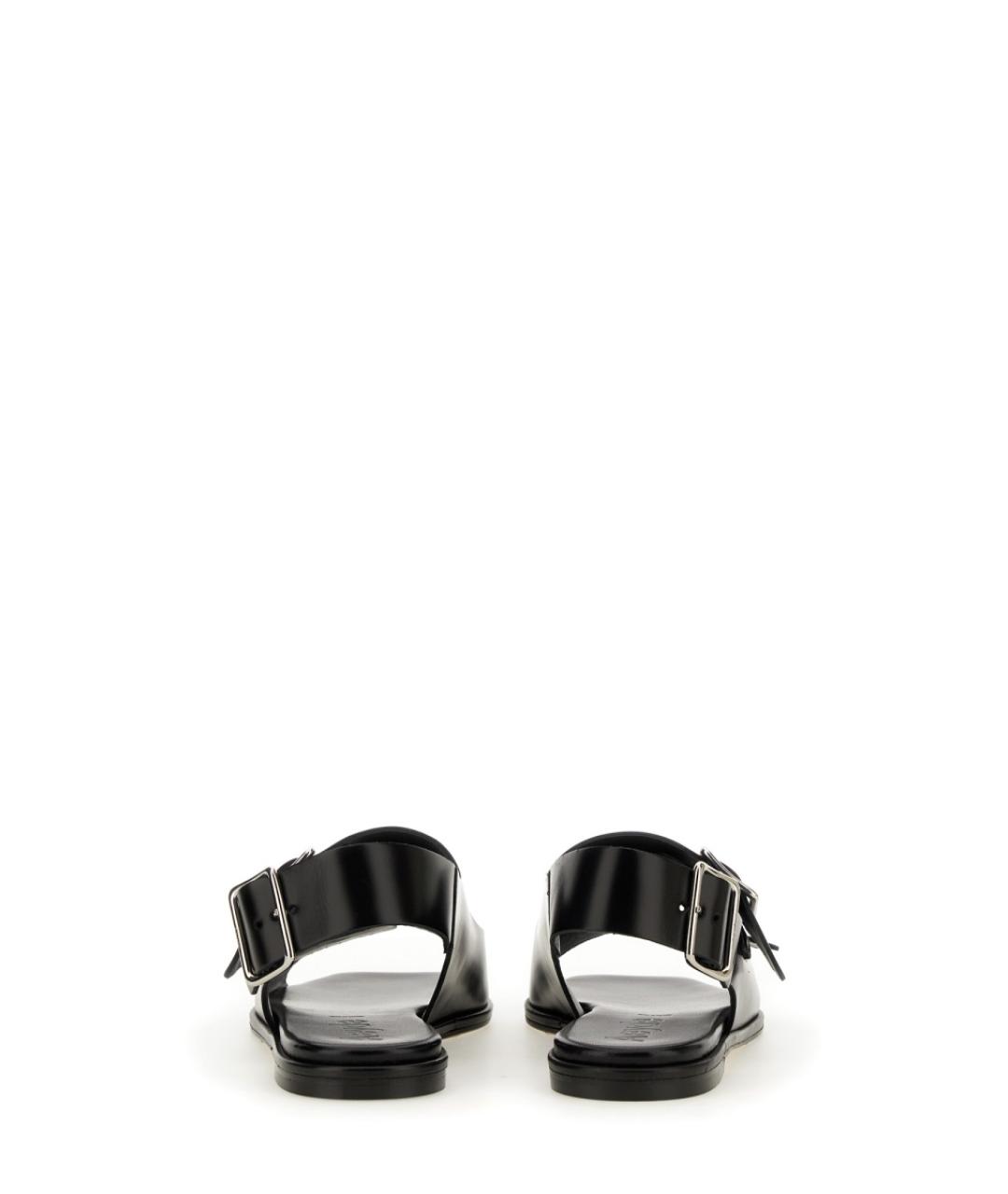 AEYDE Черные кожаные сандалии, фото 3