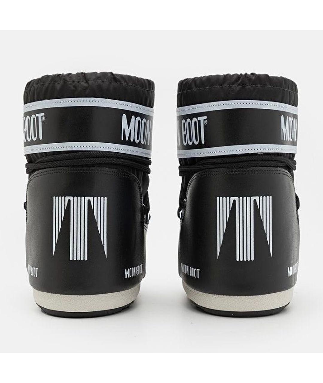 MOON BOOT Черные текстильные сапоги, фото 4
