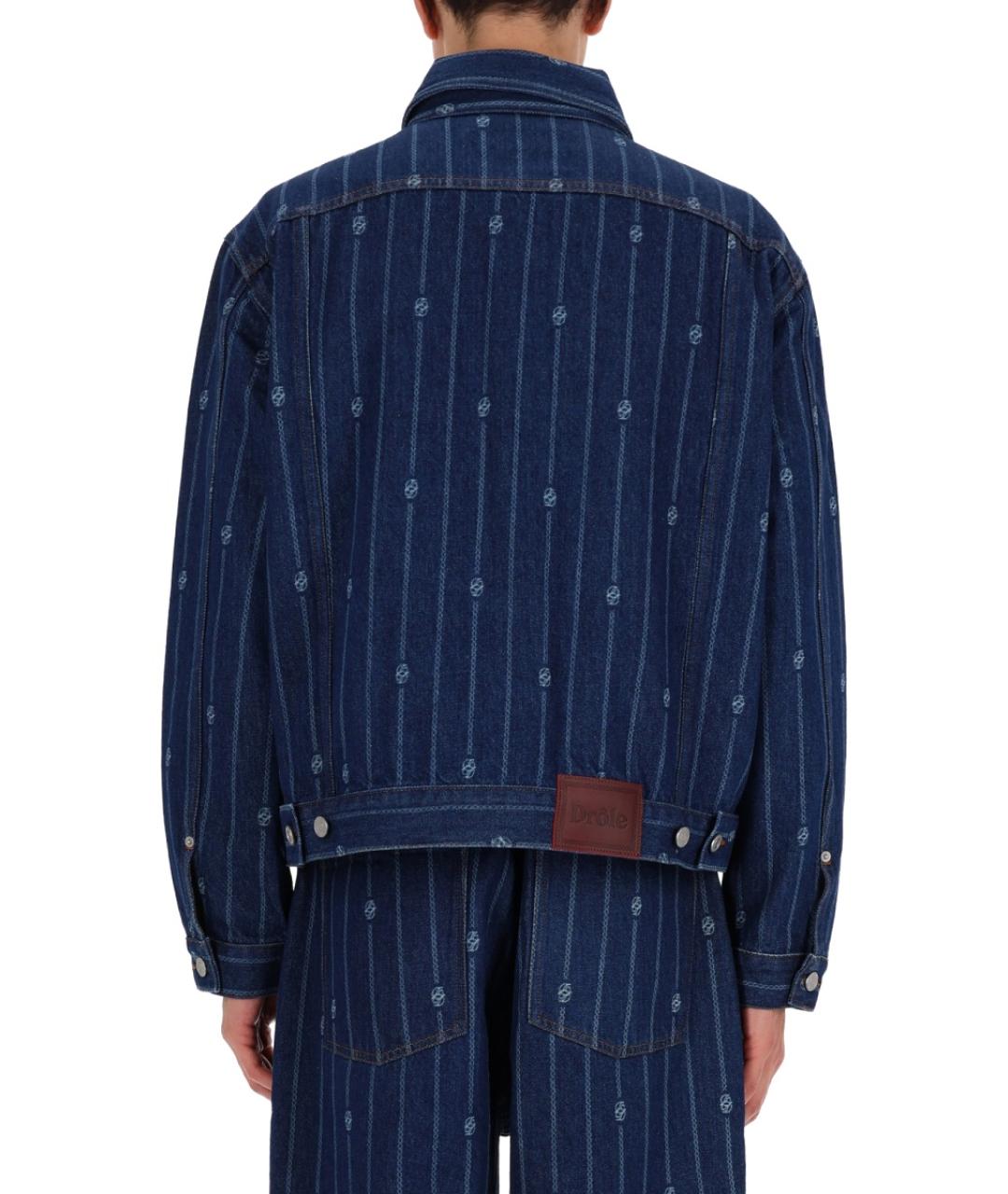 Drole de Monsieur Синяя деним куртка, фото 3