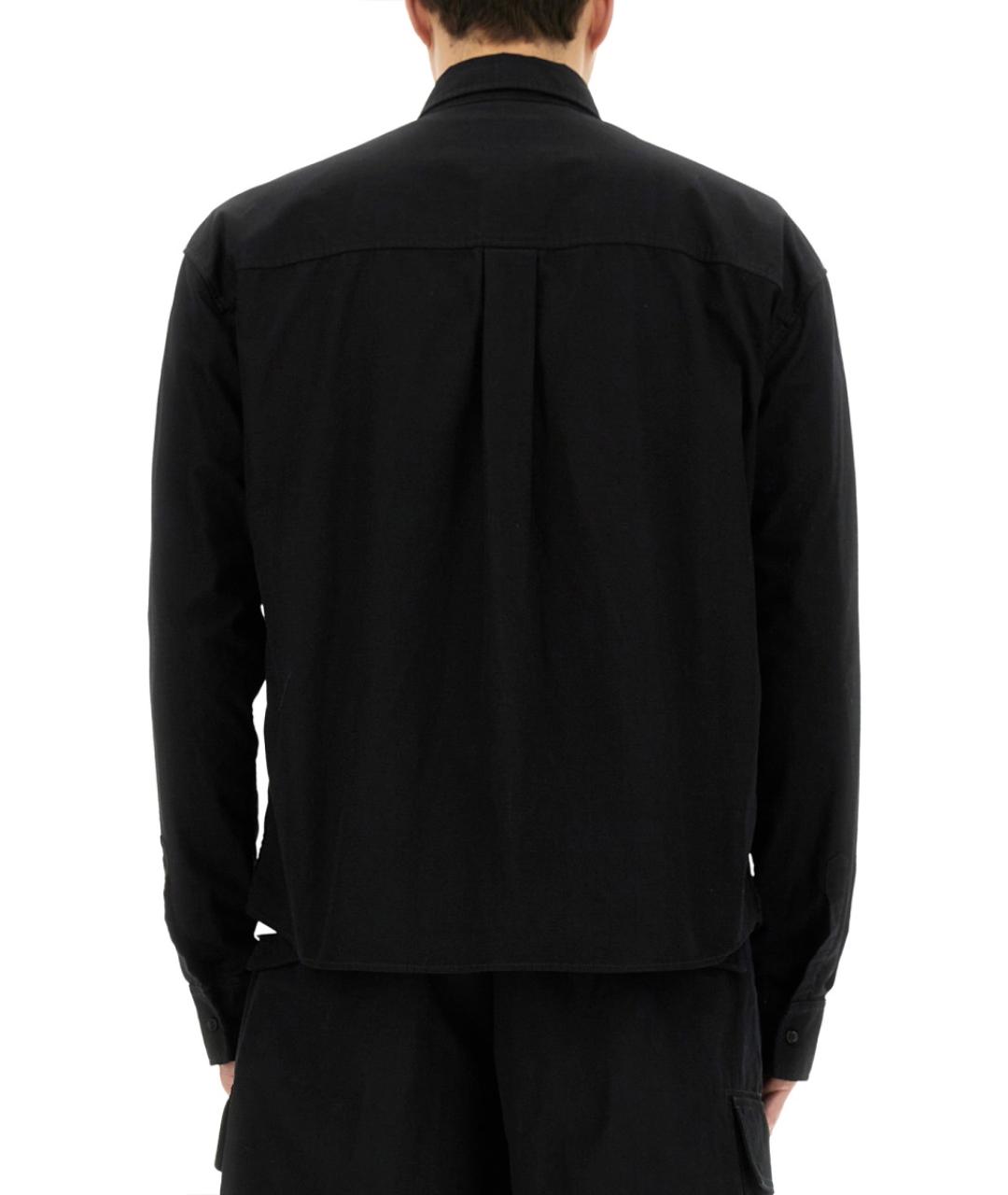 DSQUARED2 Черная хлопковая кэжуал рубашка, фото 3