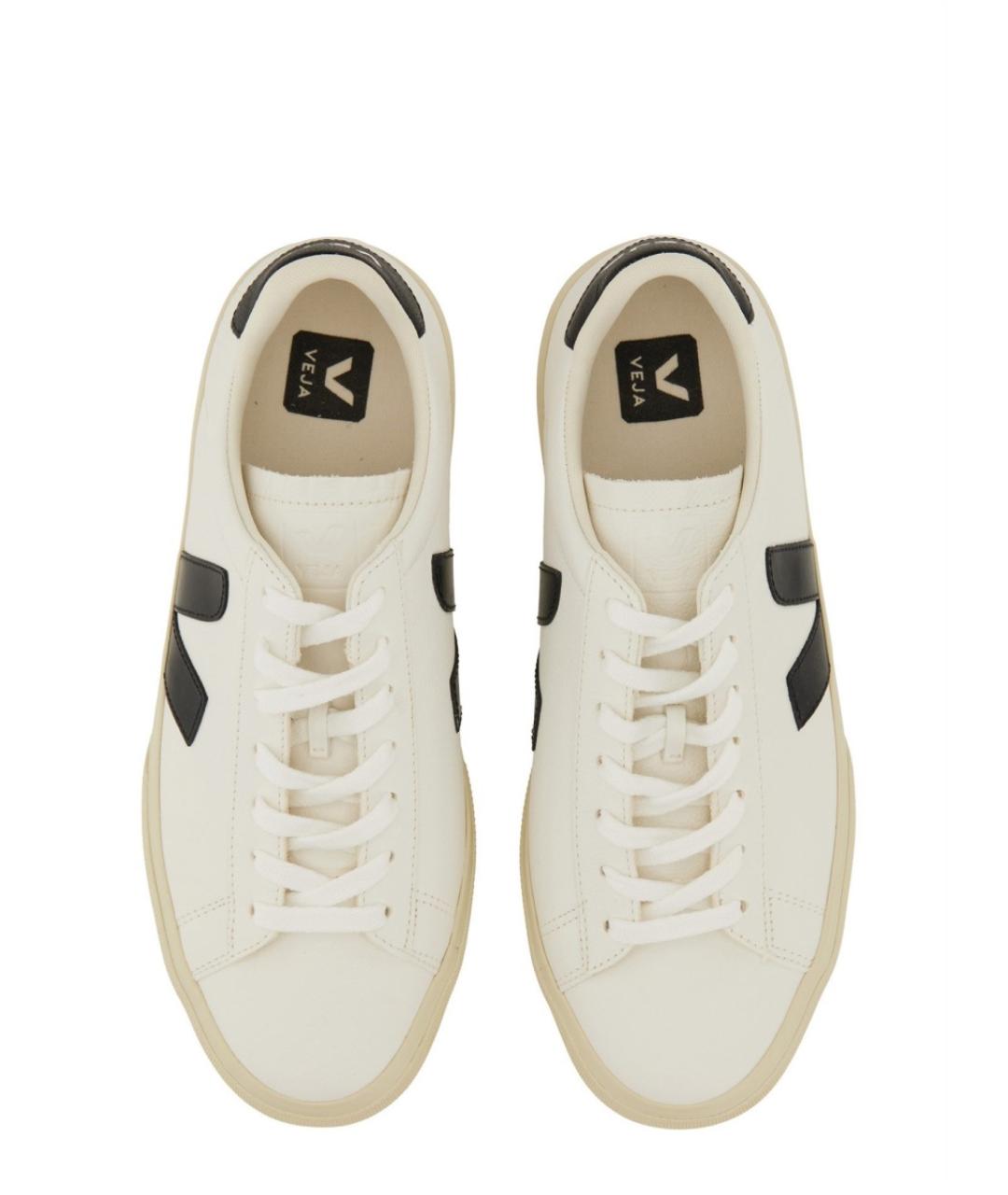 VEJA Белые кожаные низкие кроссовки / кеды, фото 5