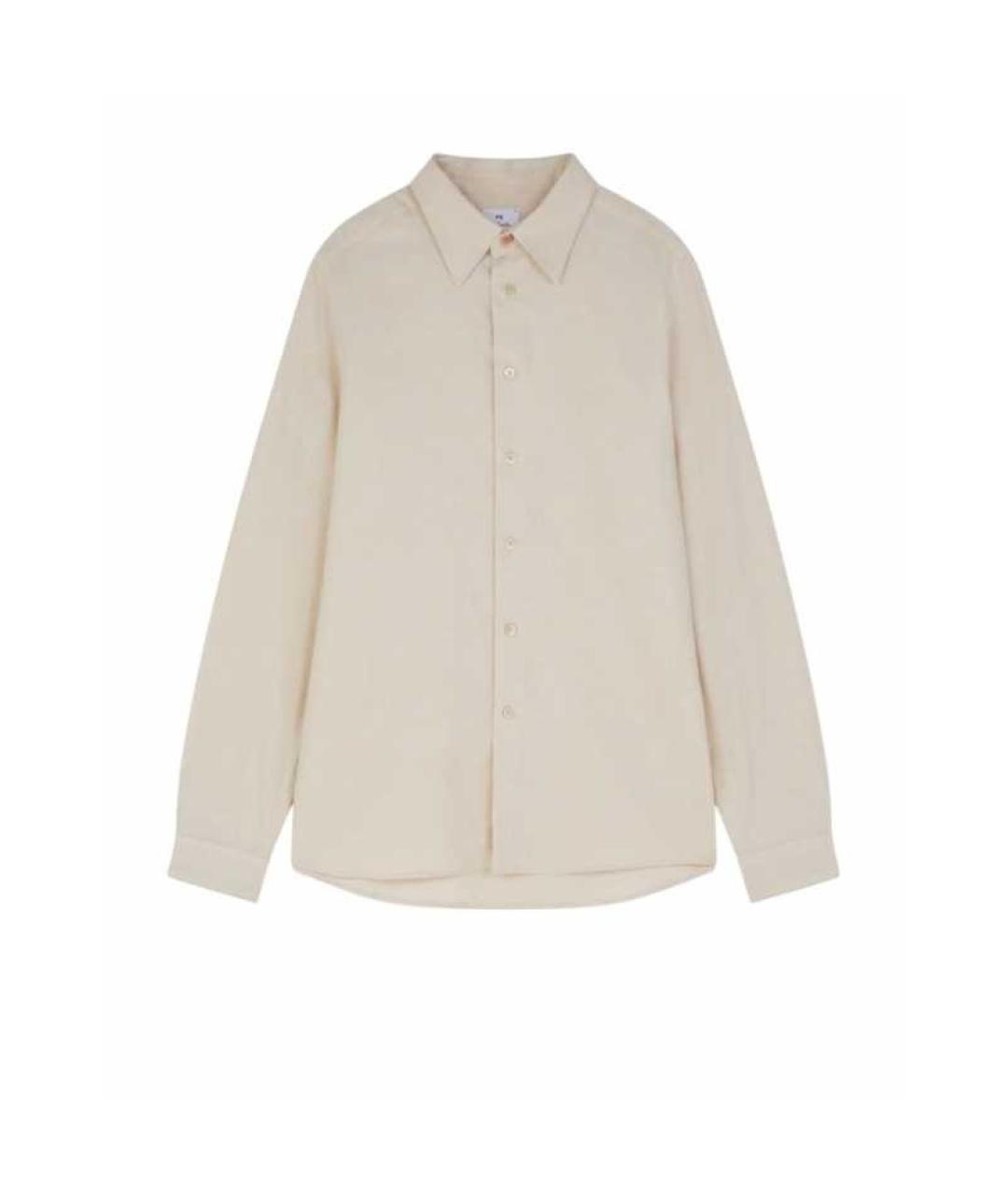 PS BY PAUL SMITH Белая хлопковая кэжуал рубашка, фото 1