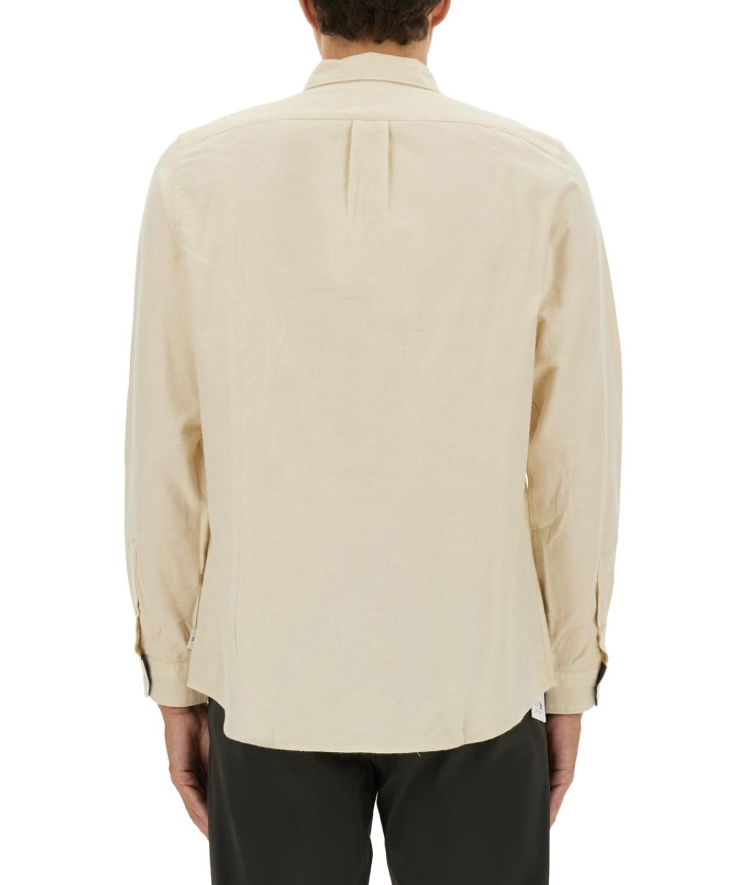 PS BY PAUL SMITH Белая хлопковая кэжуал рубашка, фото 3