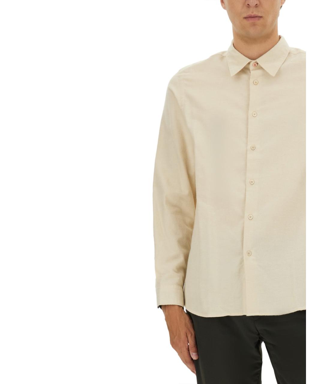 PS BY PAUL SMITH Белая хлопковая кэжуал рубашка, фото 4