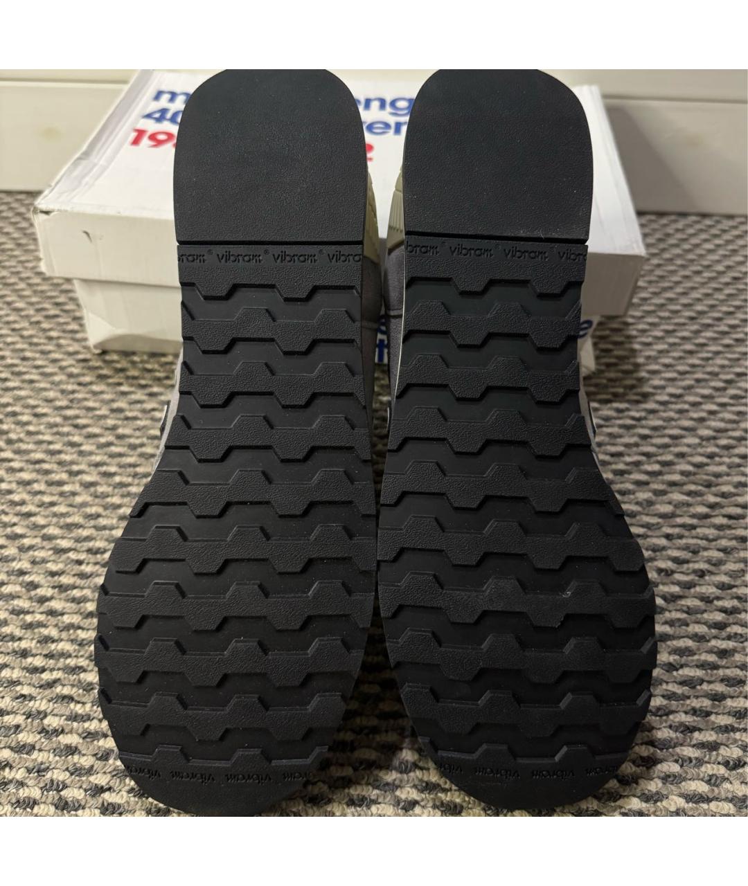 NEW BALANCE Серые замшевые низкие кроссовки / кеды, фото 6