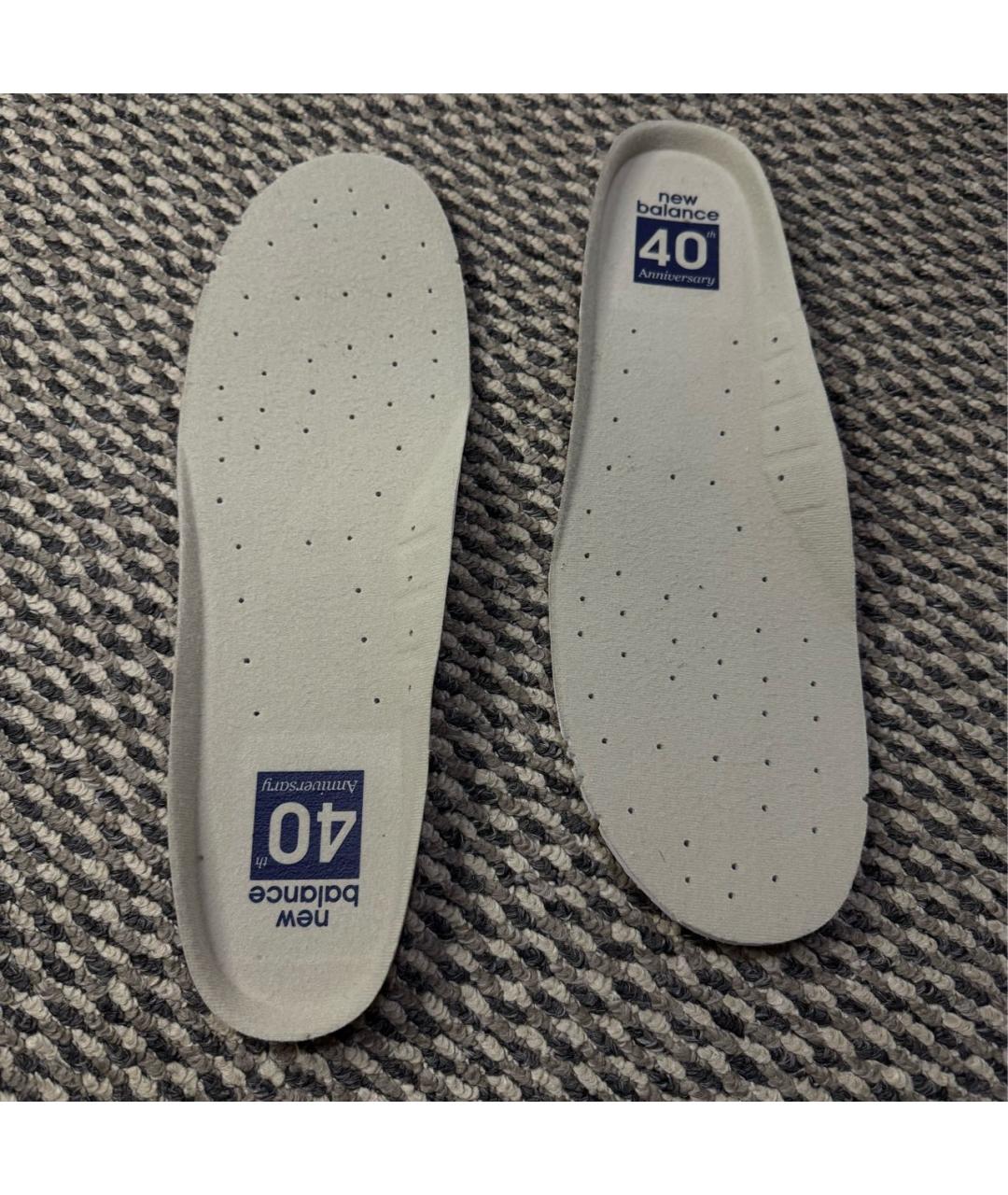 NEW BALANCE Серые замшевые низкие кроссовки / кеды, фото 7
