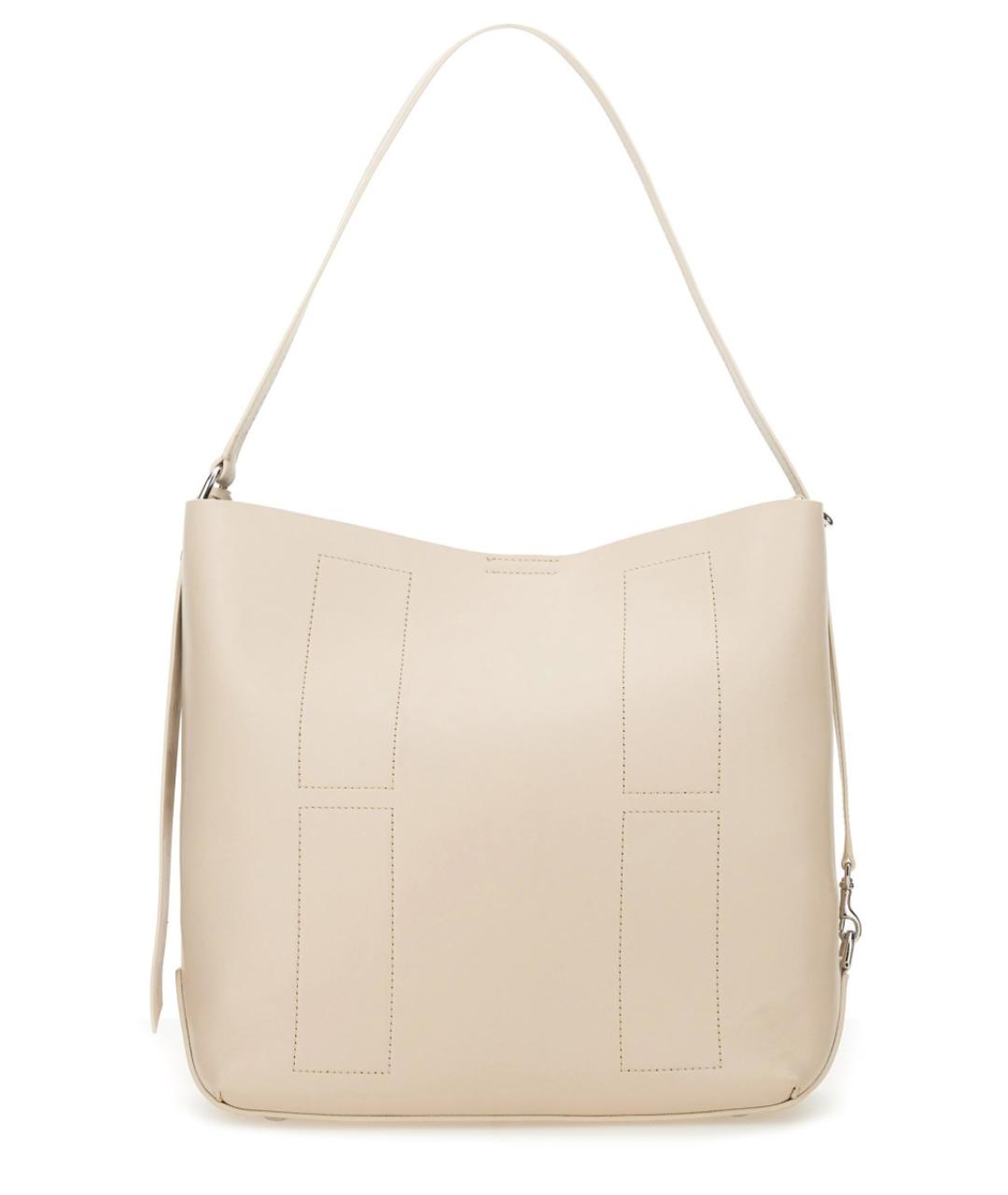 HOGAN Белая кожаная сумка тоут, фото 5