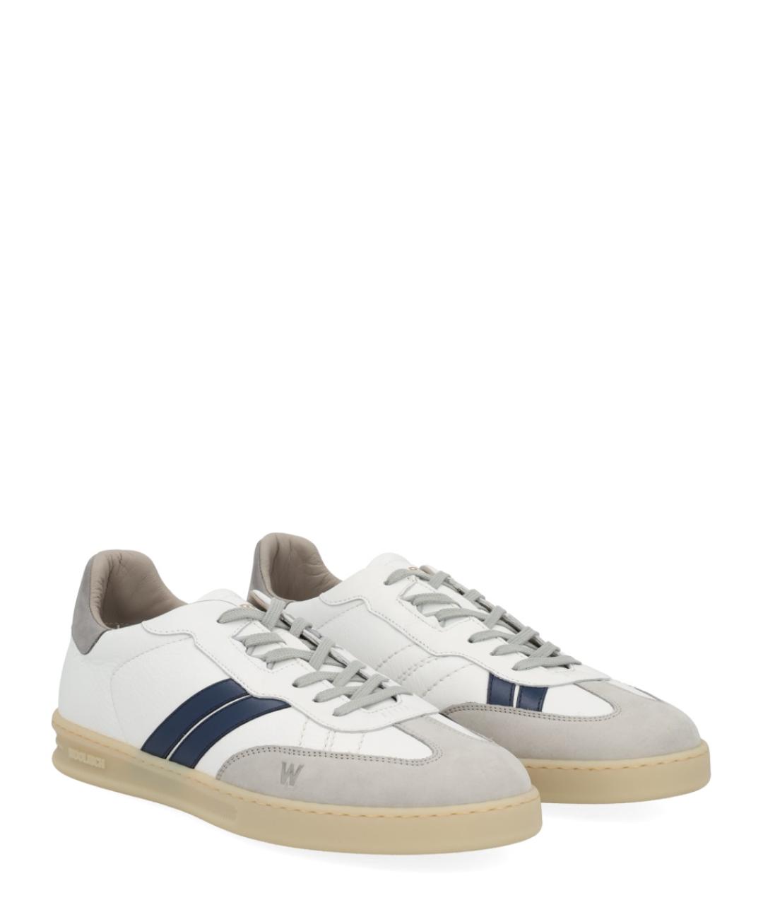 WOOLRICH Мульти кожаные низкие кроссовки / кеды, фото 2