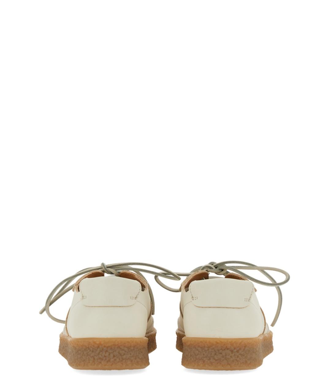 BUTTERO Белые кожаные кроссовки, фото 4