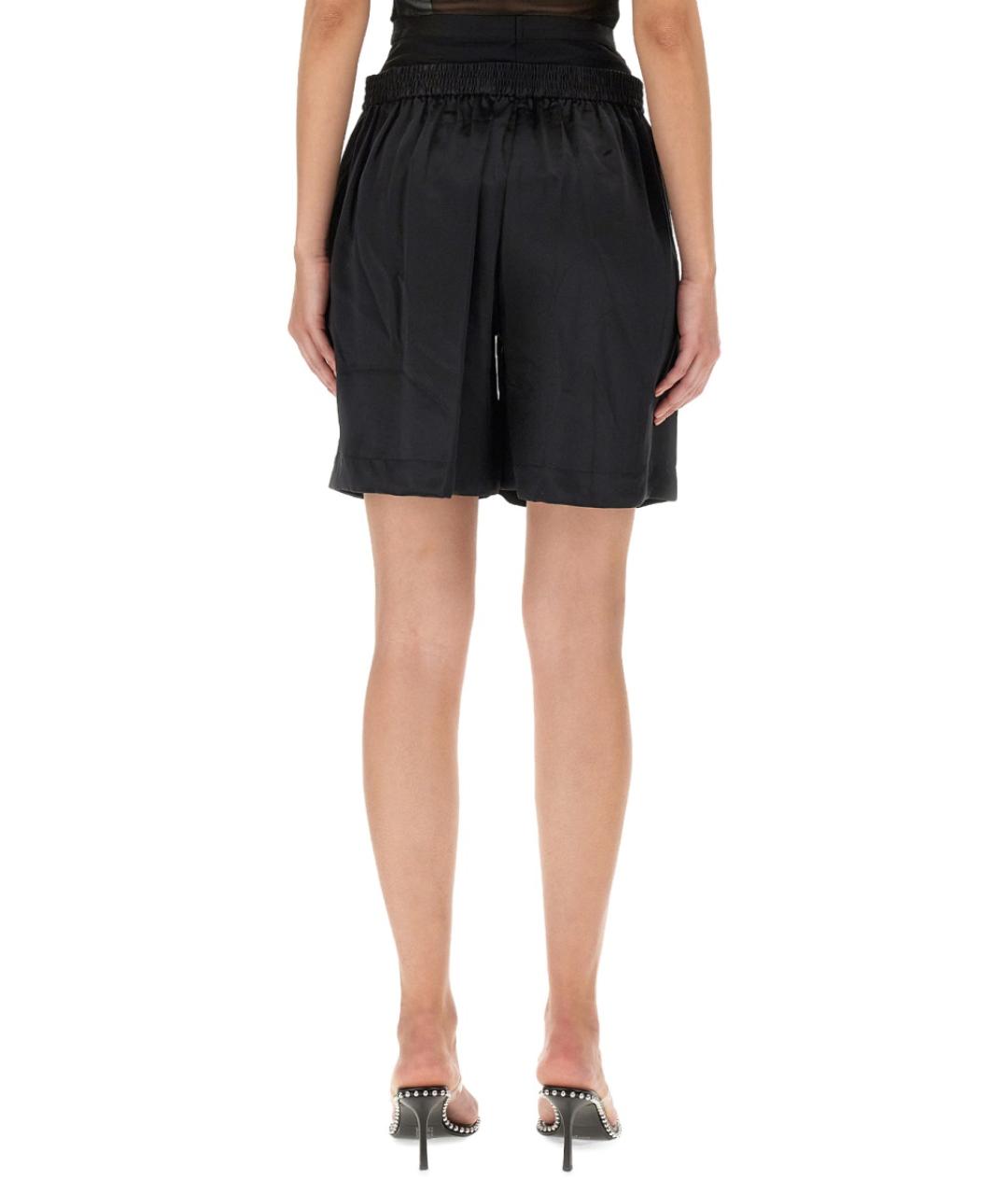 ALEXANDER WANG Черные шелковые шорты, фото 3