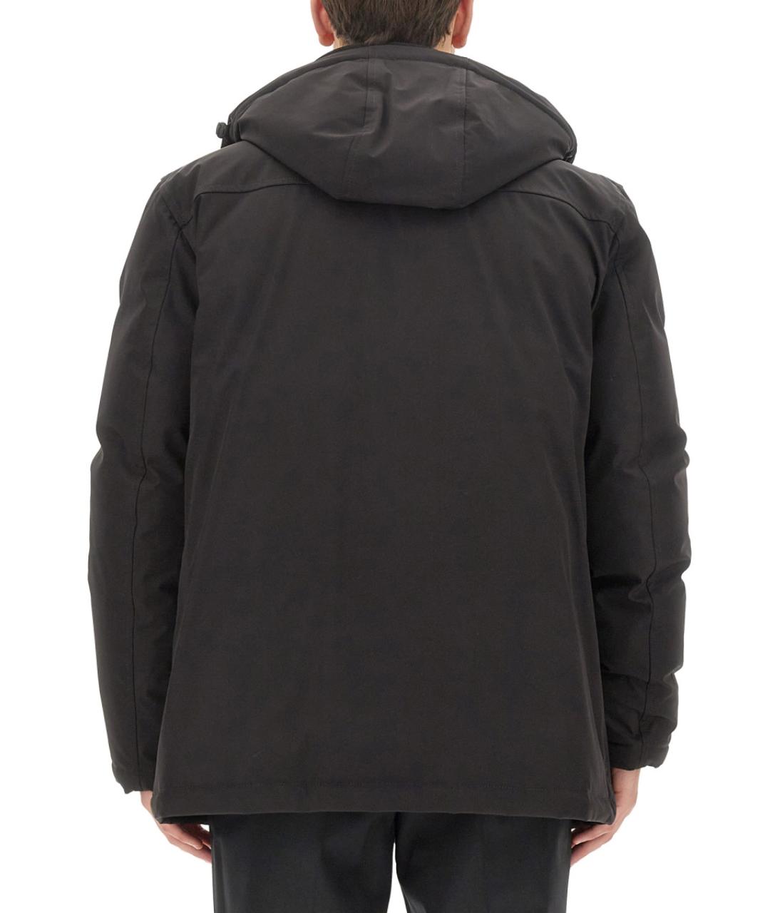 FAY Черная полиамидовая парка, фото 3