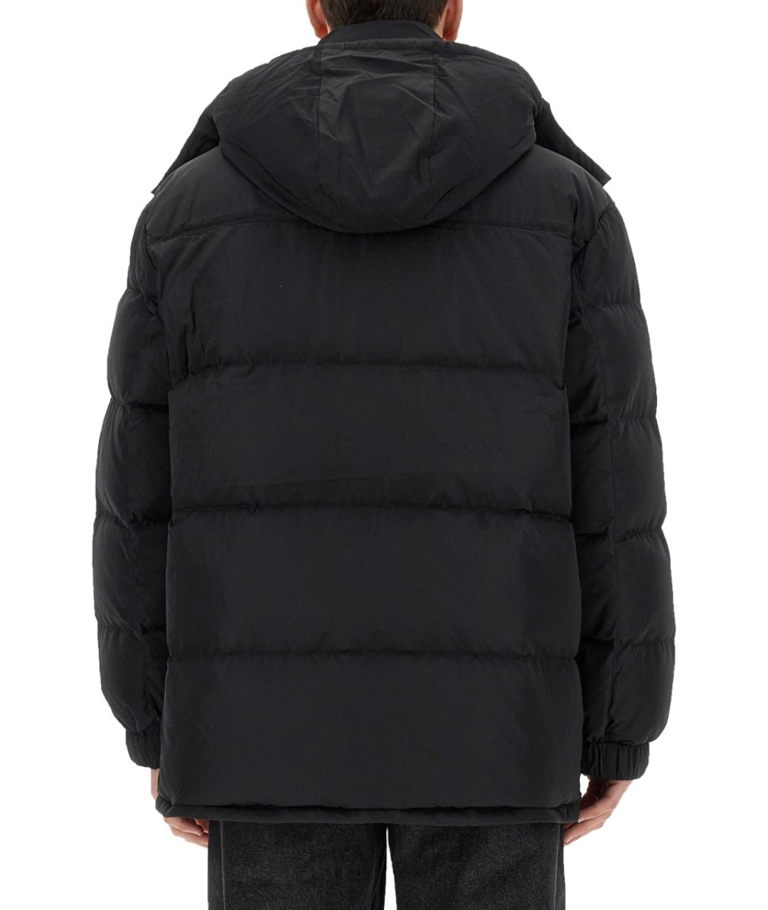 MAISON KITSUNE Черный полиэстеровый пуховик, фото 4