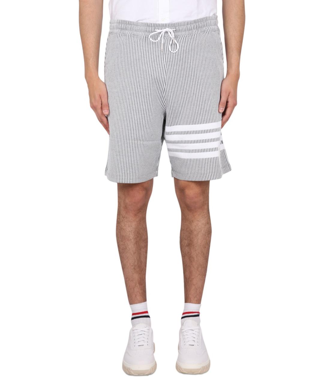 THOM BROWNE Мульти хлопковые шорты, фото 2