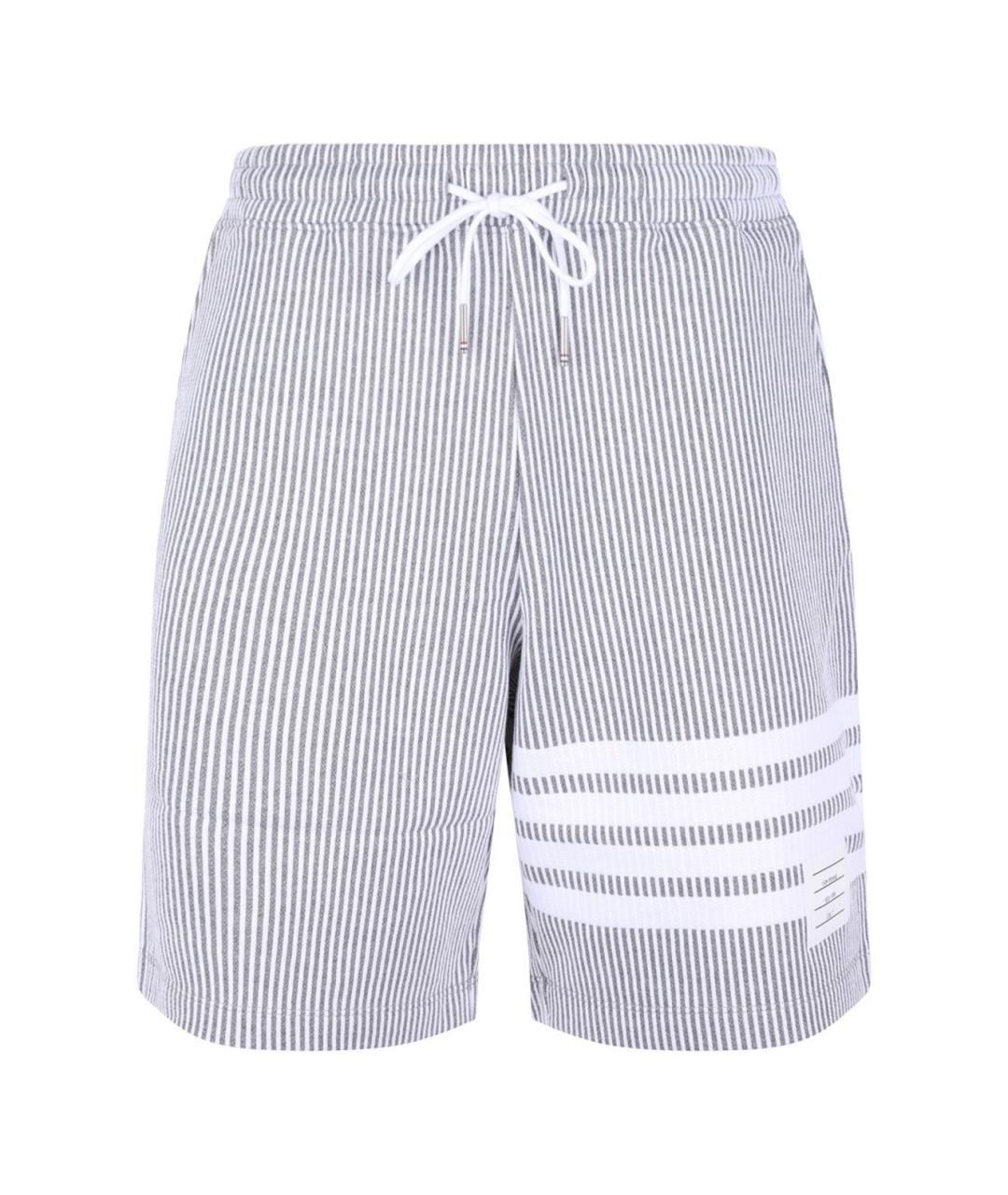 THOM BROWNE Мульти хлопковые шорты, фото 1