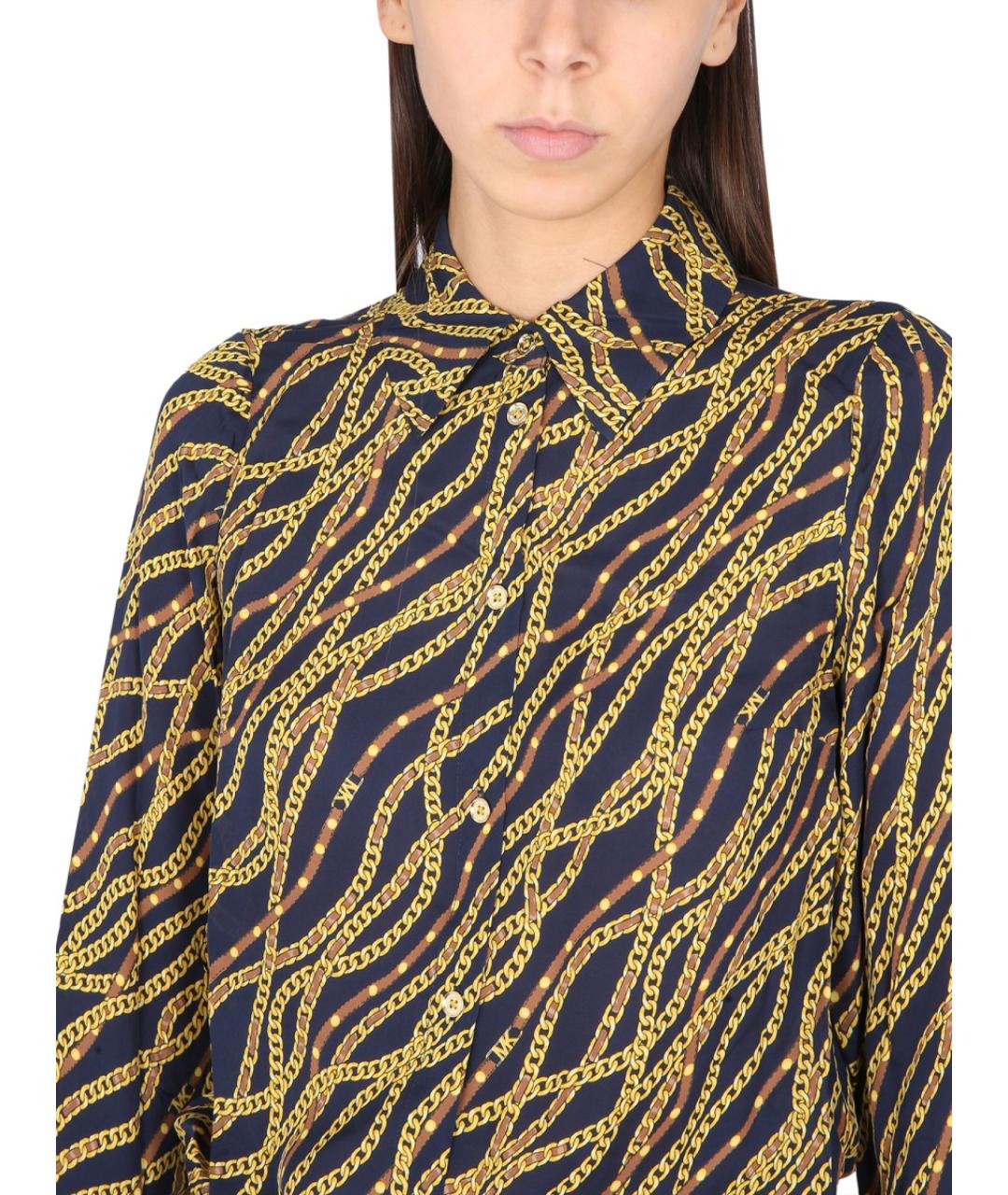 MICHAEL KORS Мульти вискозная рубашка, фото 5
