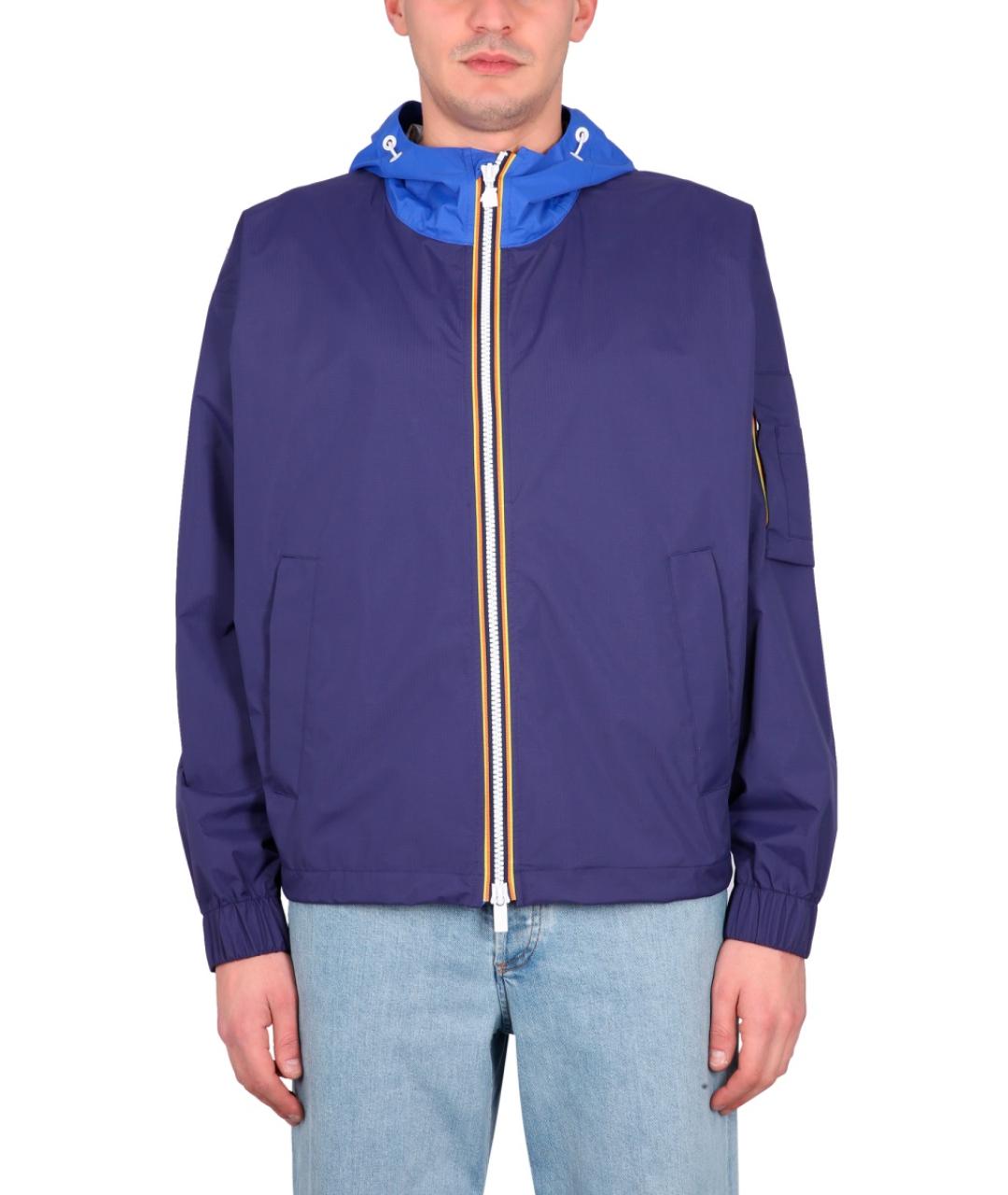 K-WAY Синяя полиамидовая куртка, фото 7