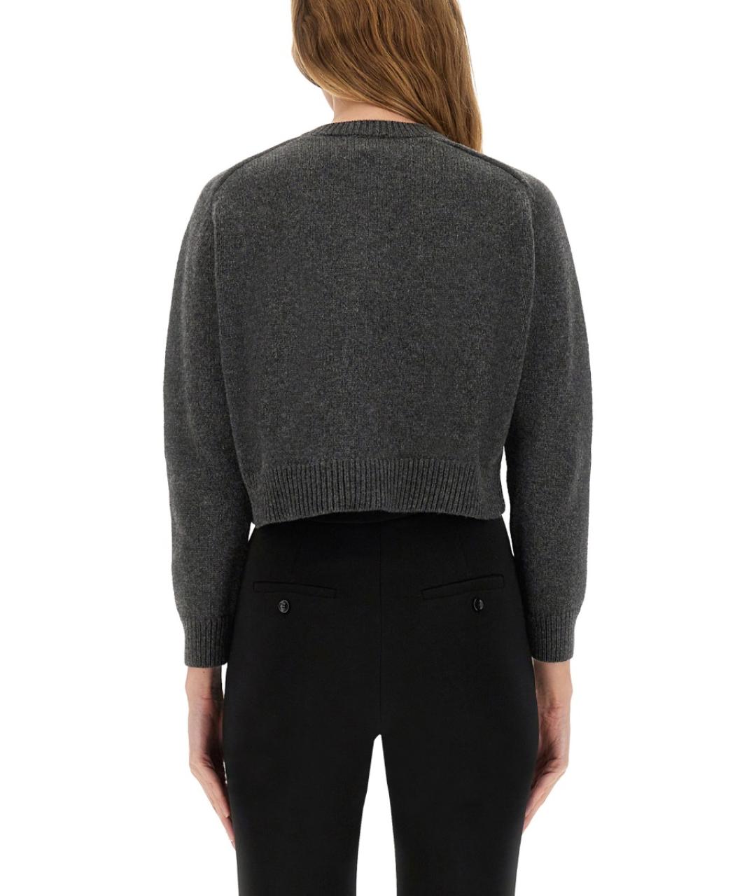 PATOU Серый шерстяной кардиган, фото 3