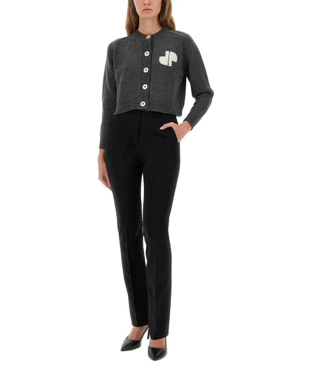 PATOU Серый шерстяной кардиган, фото 2