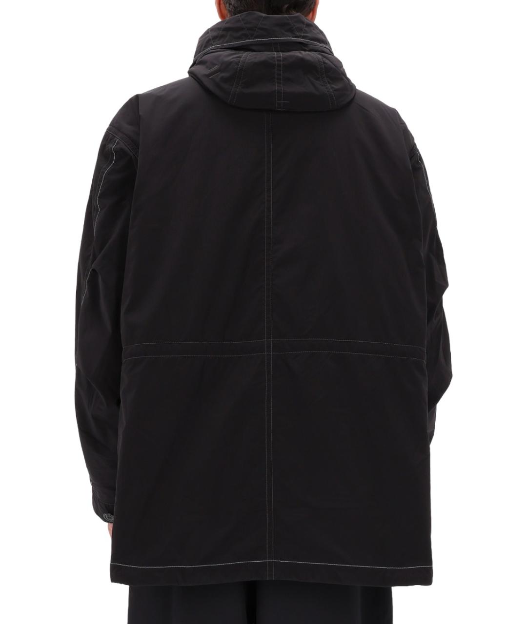 AND WANDER Черная полиэстеровая куртка, фото 4