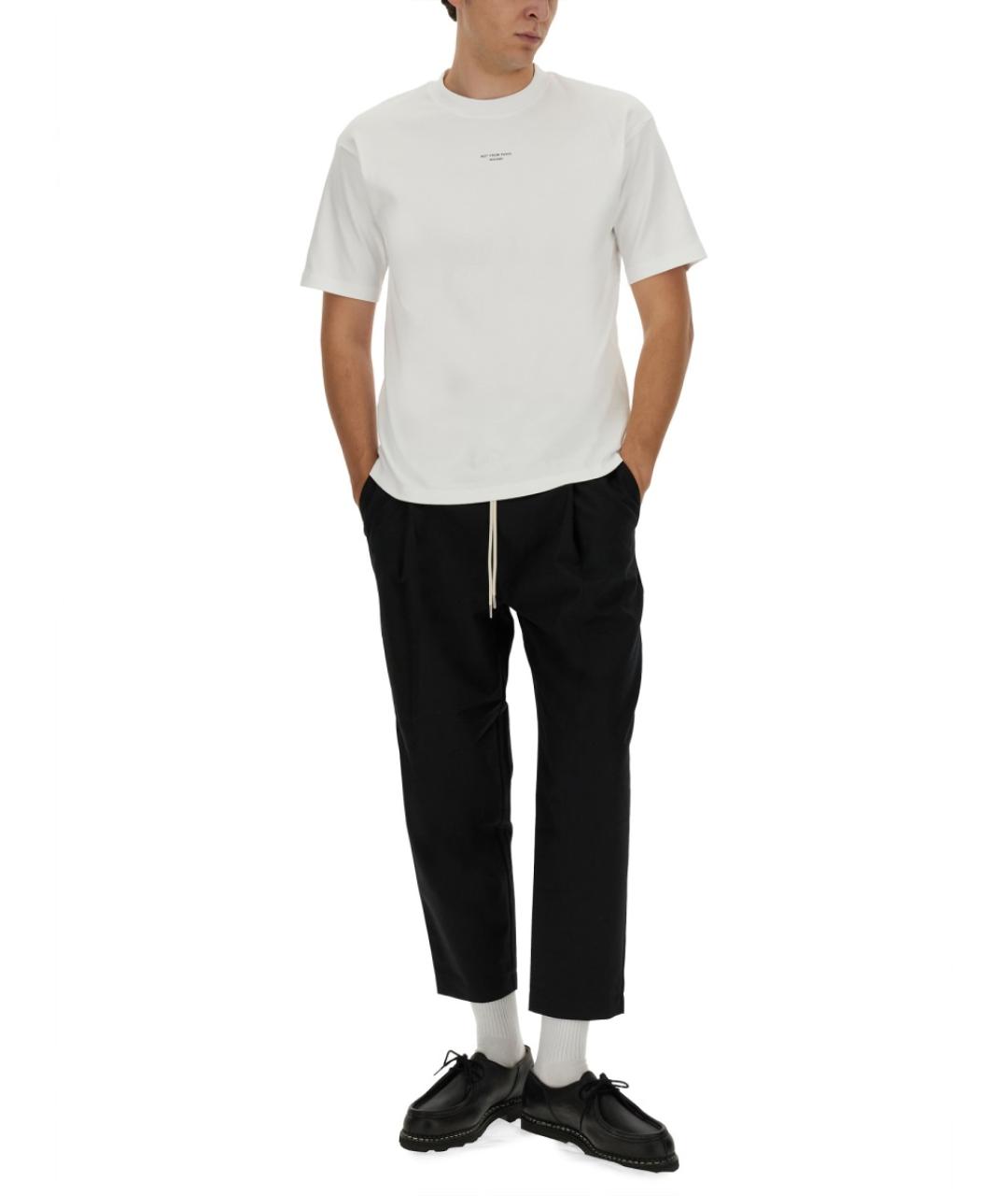 Drole de Monsieur Черные полиэстеровые повседневные брюки, фото 2