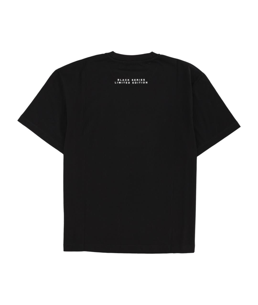 IH NOM UH NIT Черная хлопковая футболка, фото 2