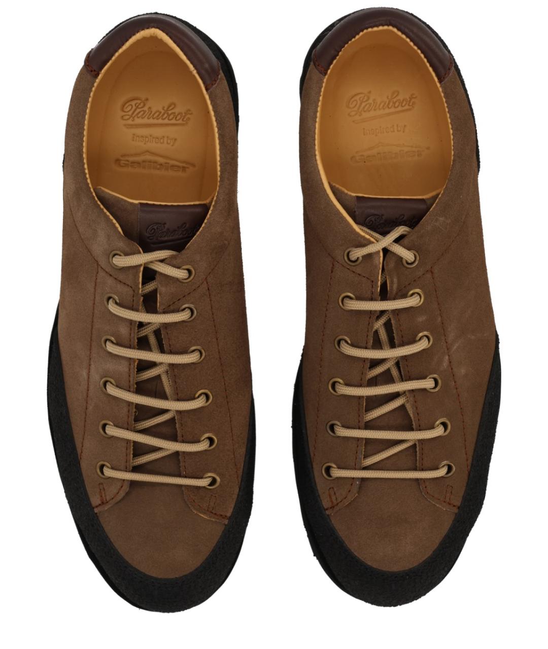 PARABOOT Бежевые кожаные лоферы, фото 5