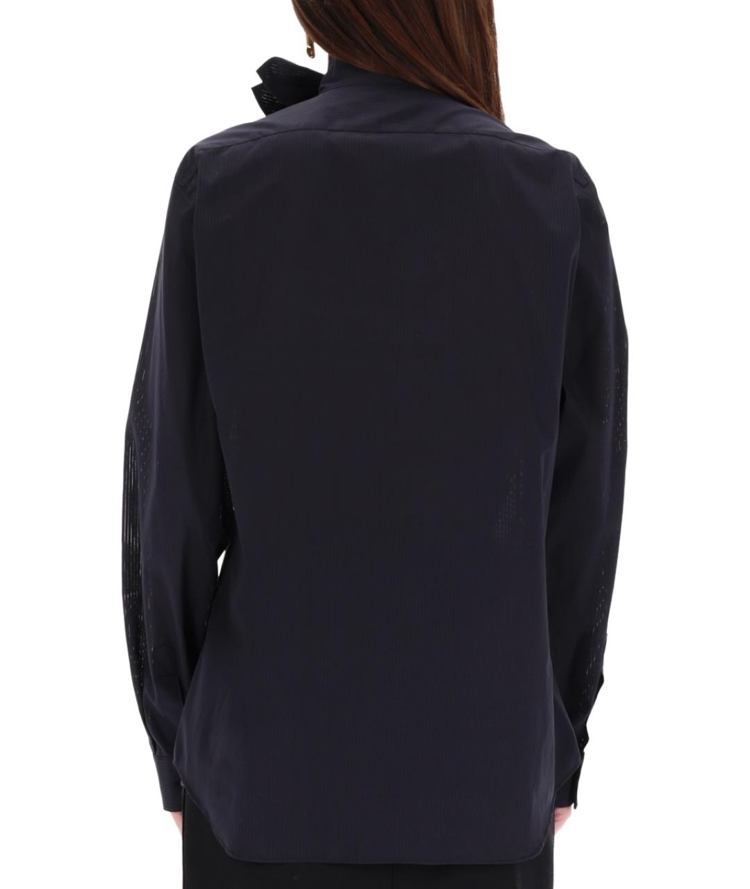 MOSCHINO Черная хлопковая рубашка, фото 5