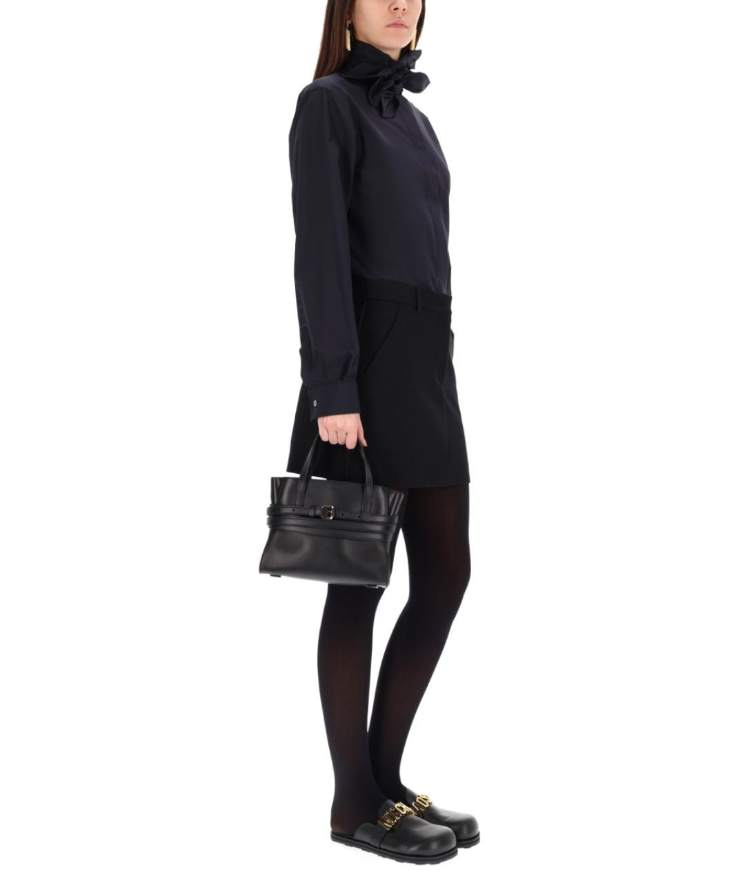 MOSCHINO Черная хлопковая рубашка, фото 3