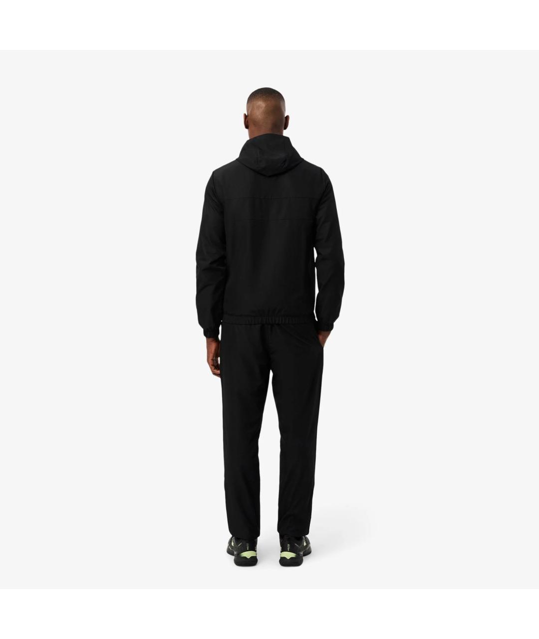 LACOSTE Черный полиэстеровый спортивный костюм, фото 4