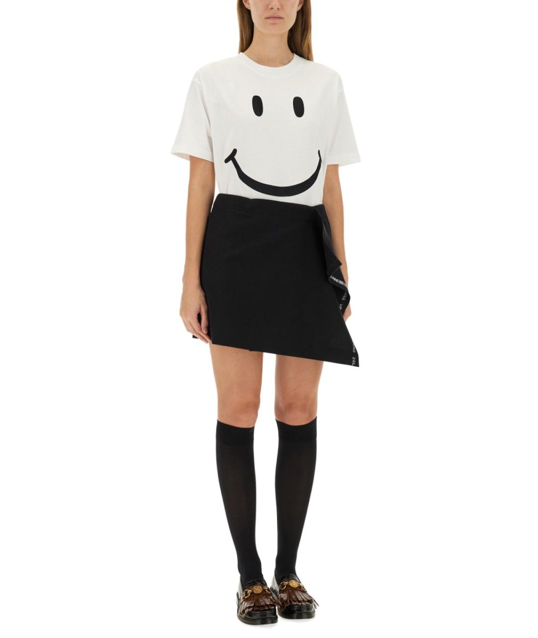 MOSCHINO Белая хлопковая футболка, фото 2