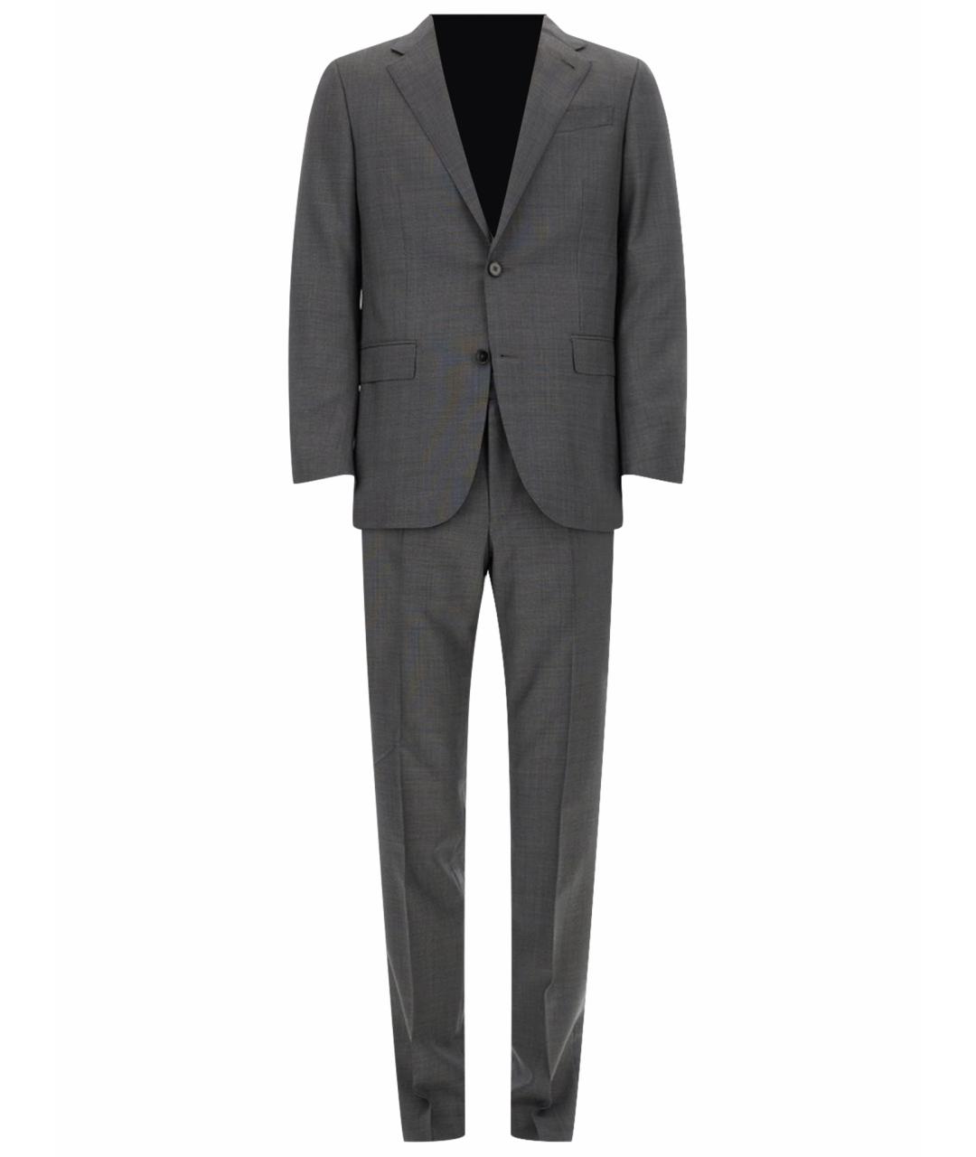 ZEGNA Серый классический костюм, фото 1