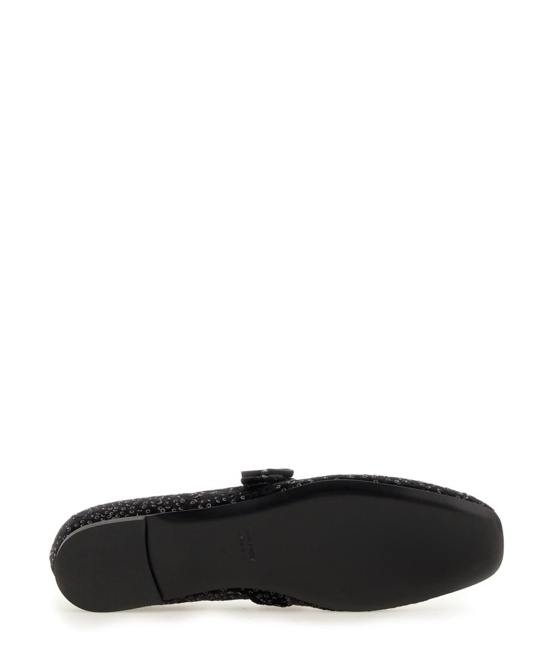 ROBERTO FESTA Черные синтетические балетки, фото 6