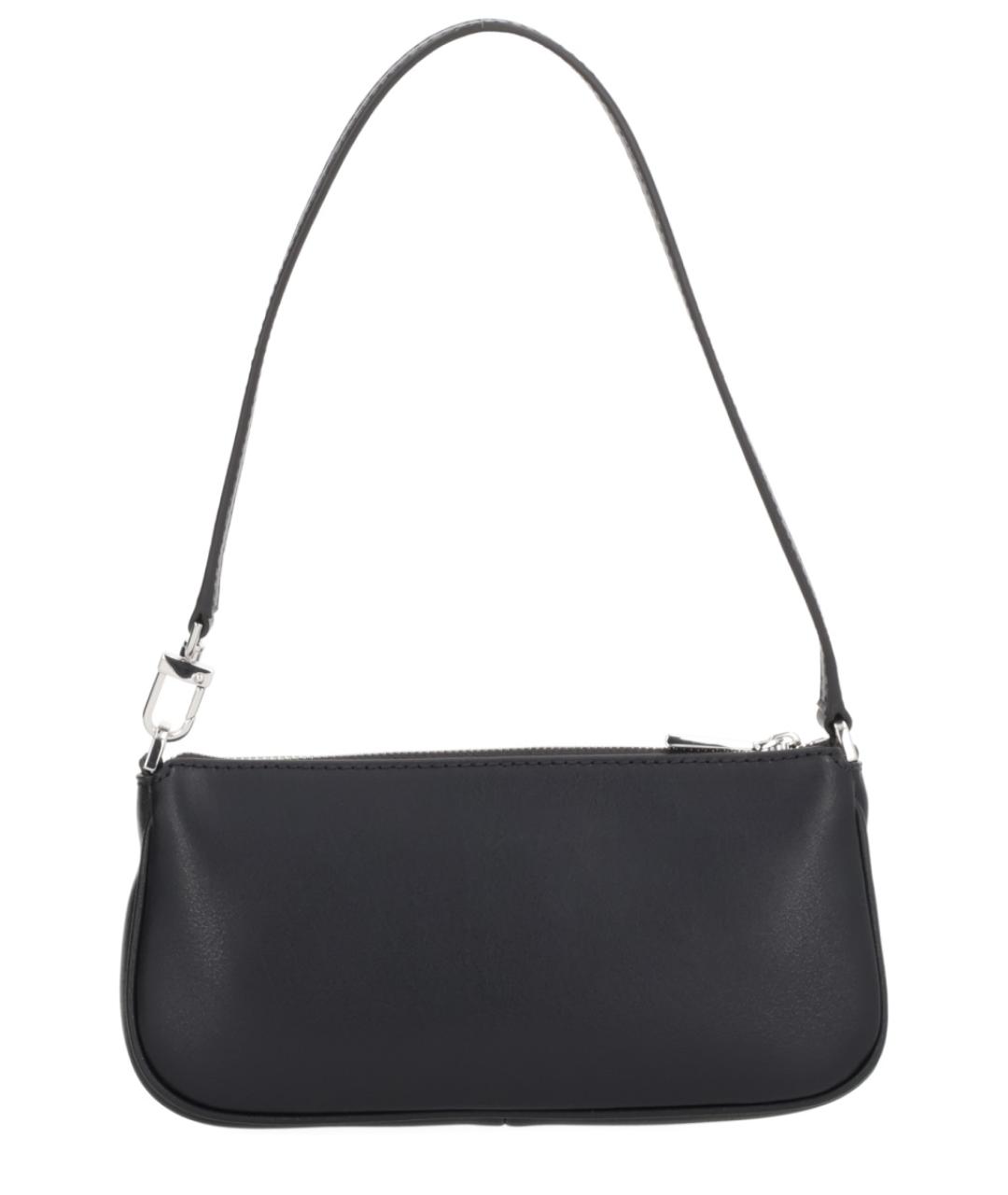 MICHAEL KORS Черная кожаная сумка через плечо, фото 3